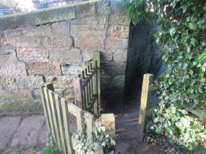 Anchorage Way Trod Path gate